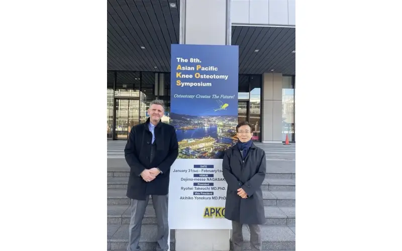 Jörg Harrer先生と竹内良平医師