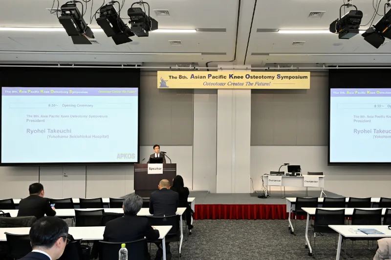 The 8th. Asian Pacific Knee Osteotomy Symposium開会式 竹内良平大会長挨拶